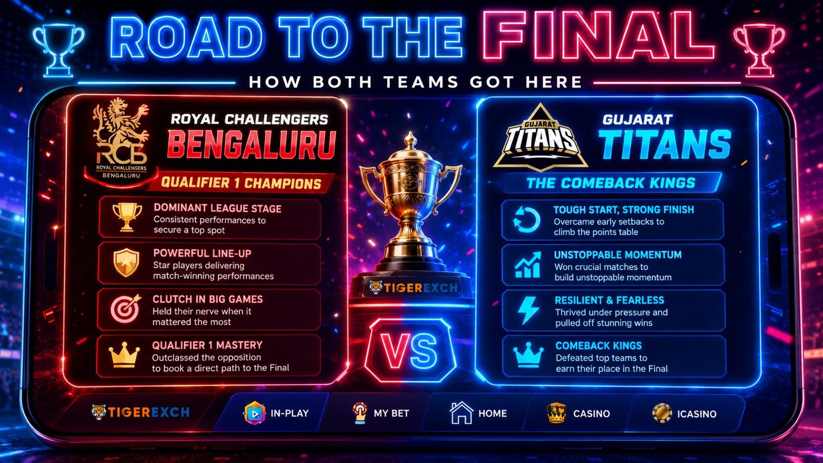 GT vs RCB IPL 2026 Final: Can Gujarat Titans Stop Royal Challengers Bengaluru’s Title Dream?