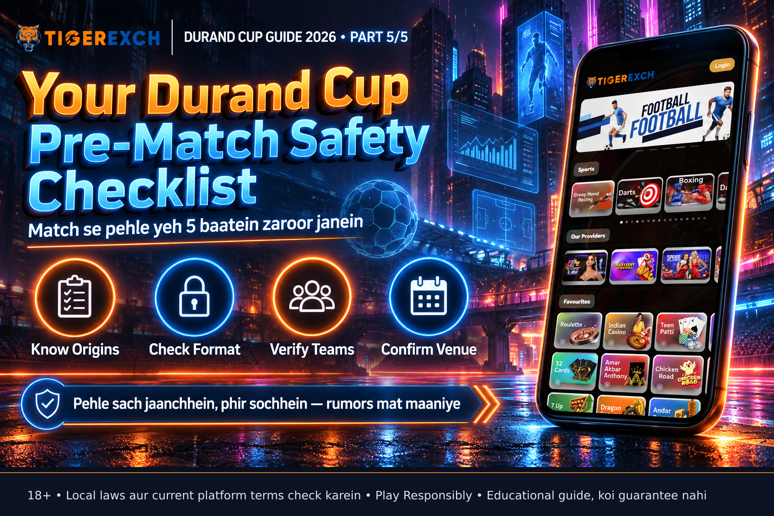 Checklist clipboard with football, calendar, shield and phone icons