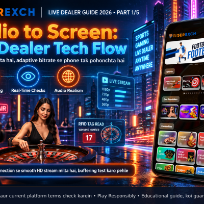 Mobile phone showing live roulette game stream: dealer spinning wheel, betting area with chips, and a digital overlay displaying the winning number via RFID tracking